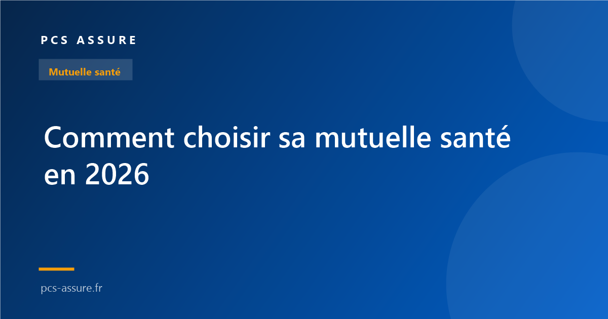 Comment choisir sa mutuelle santé en 2026 : le guide complet